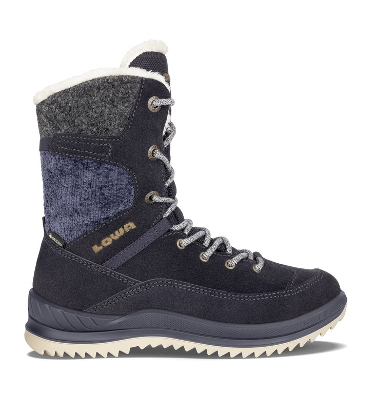Lowa Winterstiefel Bianca GTX (Veloursleder, wasserdicht) navyblau Kids